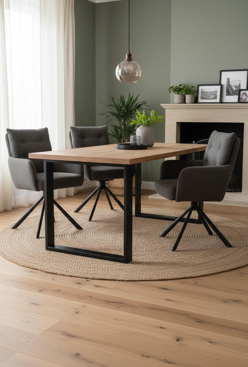 Armlehnstuhl Lina anthrazit  in Eisen  - Dunkelgrau/Anthrazit, KONVENTIONELL, Textil/Metall (60/95/67cm) - MID.YOU