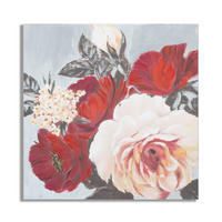 LEINWANDBILD Blumen  - Basics, Holz/Textil (90/90/3.7cm)