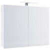 SPIEGELSCHRANK 60/59,2/12 cm  - Weiß, MODERN, Glas/Holzwerkstoff (60/59,2/12cm) - MID.YOU