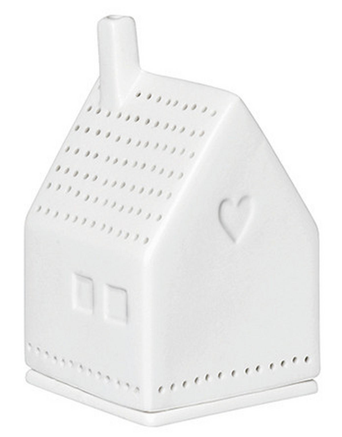 DEKOHAUS - Weiss, Basics, Keramik (7/7/10cm)