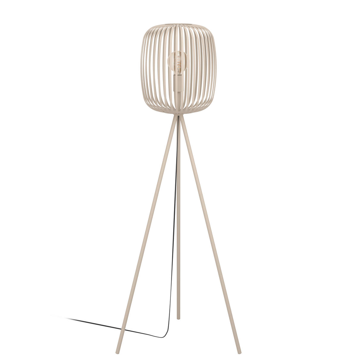 STEHLEUCHTE - Sandfarben, Design, Metall (32,5/140,5cm) - Eglo