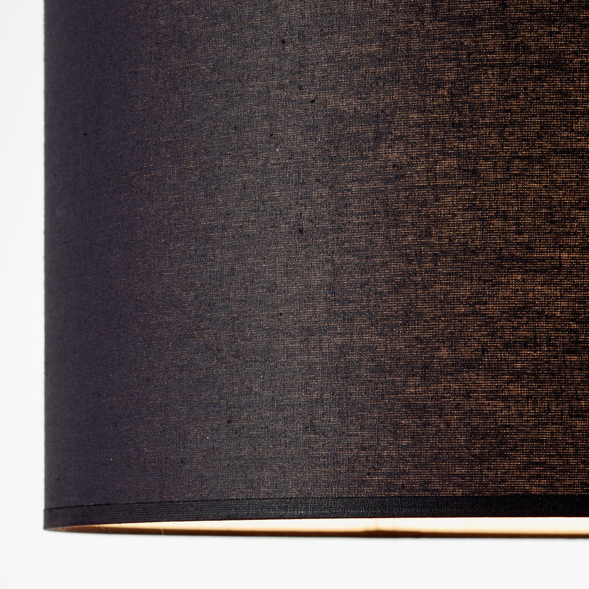 PENDELLEUCHTE 38/120 cm   - Schwarz, KONVENTIONELL, Textil/Metall (38/120cm) - Brilliant