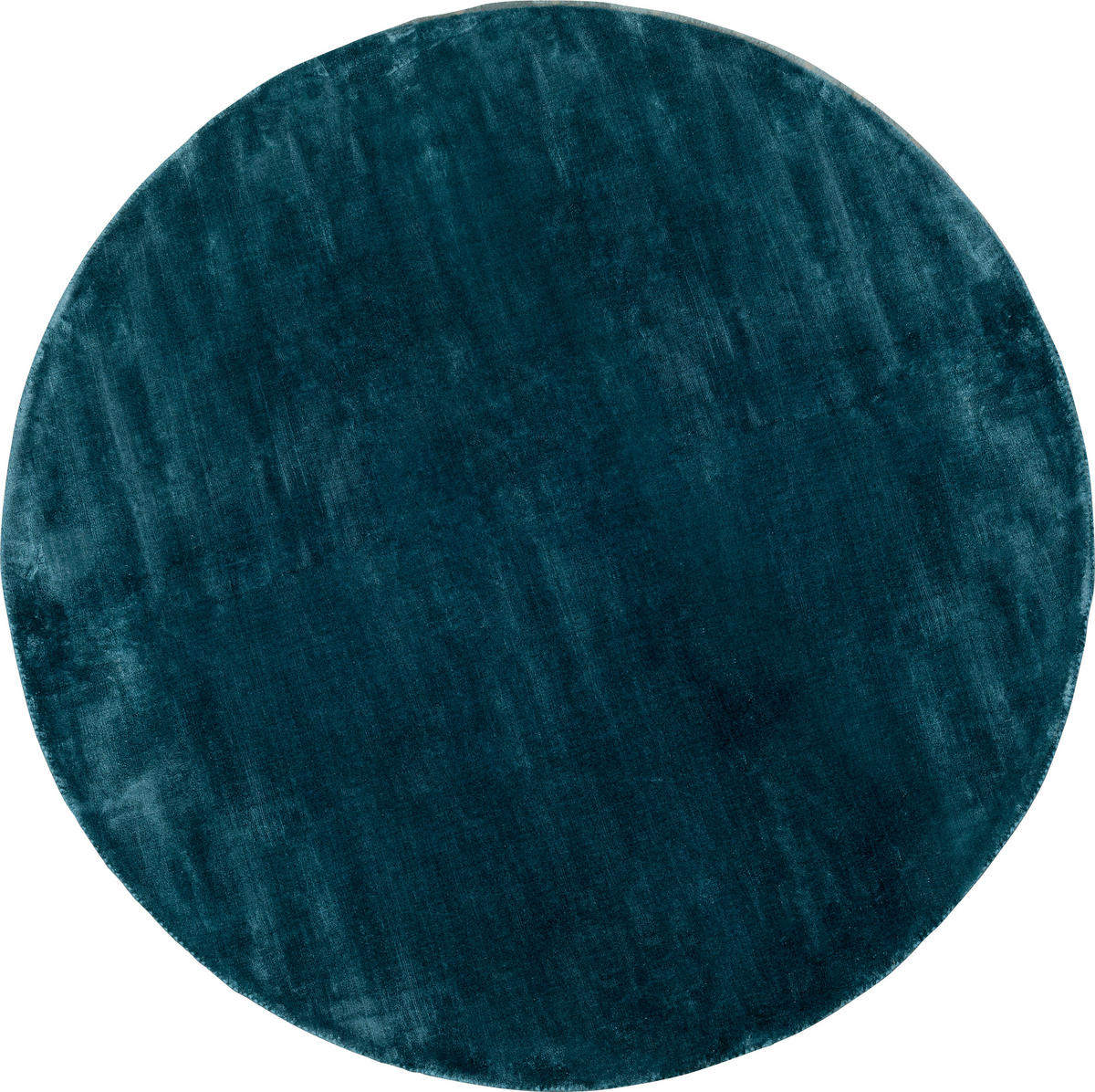 TEPPICH Blau, Petrol rund  - Blau/Petrol, Design, Textil (200/2/200cm) - Kare-Design