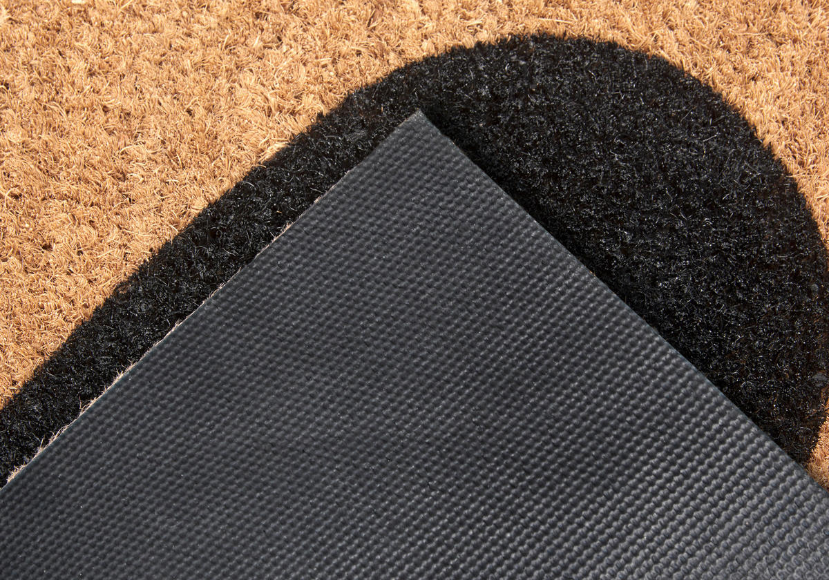 KOKOSMATTE  45/75 cm  Schwarz, Hellbraun  - Hellbraun/Schwarz, Basics, Naturmaterialien/Kunststoff (45/75cm)