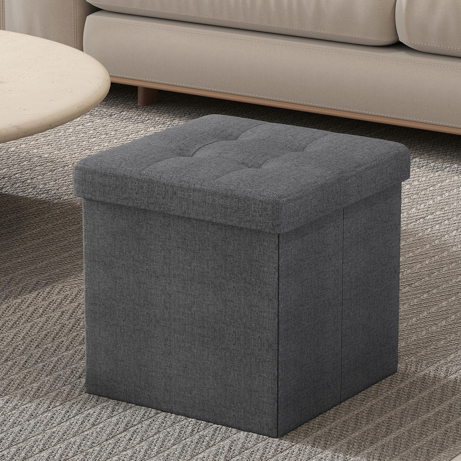SITZBOX  - Grau, Basics, Textil (38/38/38cm)