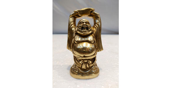 SKULPTUR - Goldfarben, LIFESTYLE, Metall (5.5/4/10cm) - Ambia Home