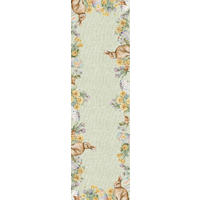 TISCHLÄUFER Textil Flachgewebe Grün, Multicolor 40/140 cm  - Multicolor/Grün, Basics, Textil (40/140cm) - Esposa