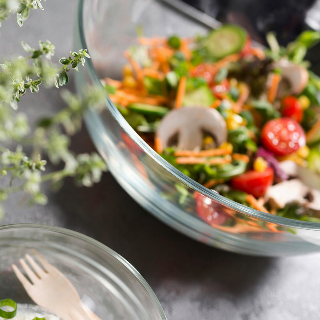 Thumbnail - Leonardo Schüsselset Cucina, Transparent, Glas, 7-teilig, 28 cm, lebensmittelecht, Essen & Trinken, Geschirr, Schalen & ...