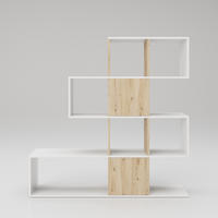 RAUMTEILER - Eiche Artisan/Weiß, MODERN, Holzwerkstoff (132/132/31cm) - MID.YOU