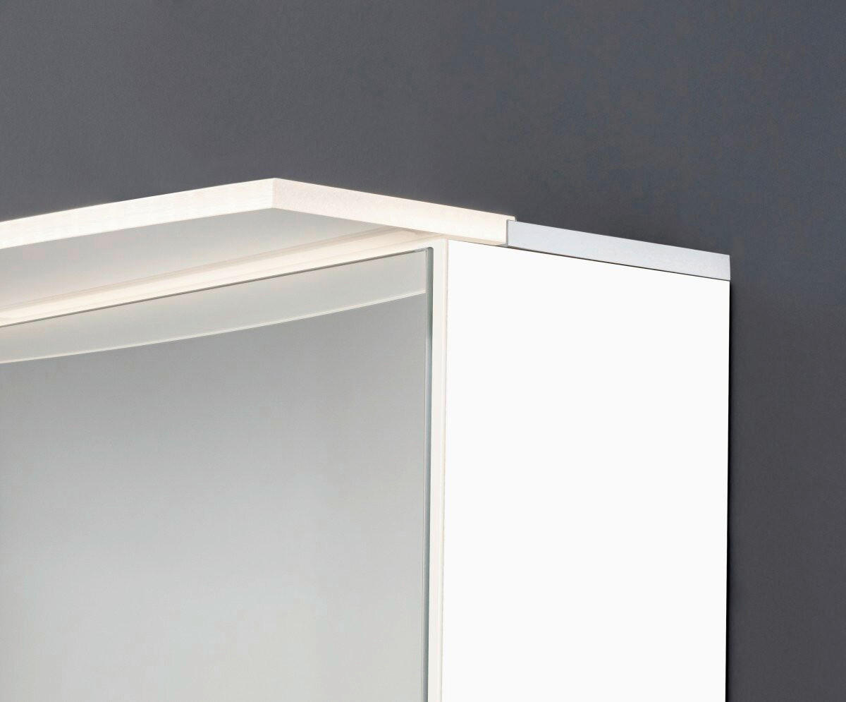 SPIEGELSCHRANK 60/81,2/26,3 cm  - Chromfarben/Silberfarben, Basics, Glas/Holzwerkstoff (60/81,2/26,3cm) - MID.YOU
