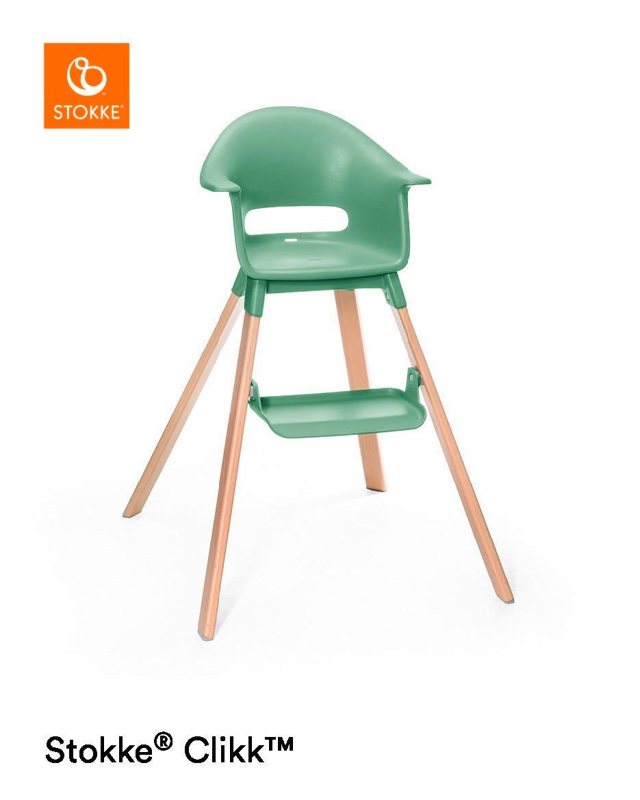 HOCHSTUHL Clikk  - Buchefarben/Mintgrün, Design, Holz/Kunststoff (69/56/82,5cm) - Stokke