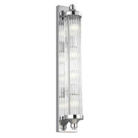 BADEZIMMER-WANDLEUCHTE - Chromfarben, KONVENTIONELL, Glas/Metall (12.1/73.7/14.4cm) - Elstead Lighting