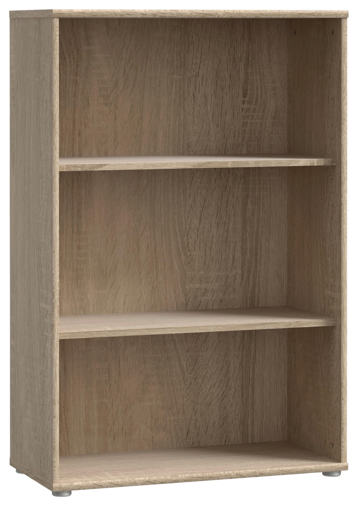 REGAL  54/85,5/34,8 cm Sonoma Eiche  - Alufarben/Sonoma Eiche, Design, Holzwerkstoff/Kunststoff (54/85,5/34,8cm)