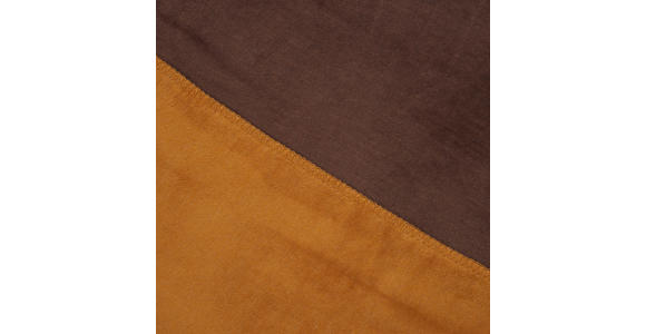 WOHNDECKE 150/200 cm  - Gelb/Braun, Basics, Textil (150/200cm) - Novel