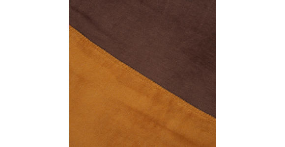 WOHNDECKE DE VELA 150/200 cm - Gelb/Braun, Basics, Textil (150/200cm) - Novel