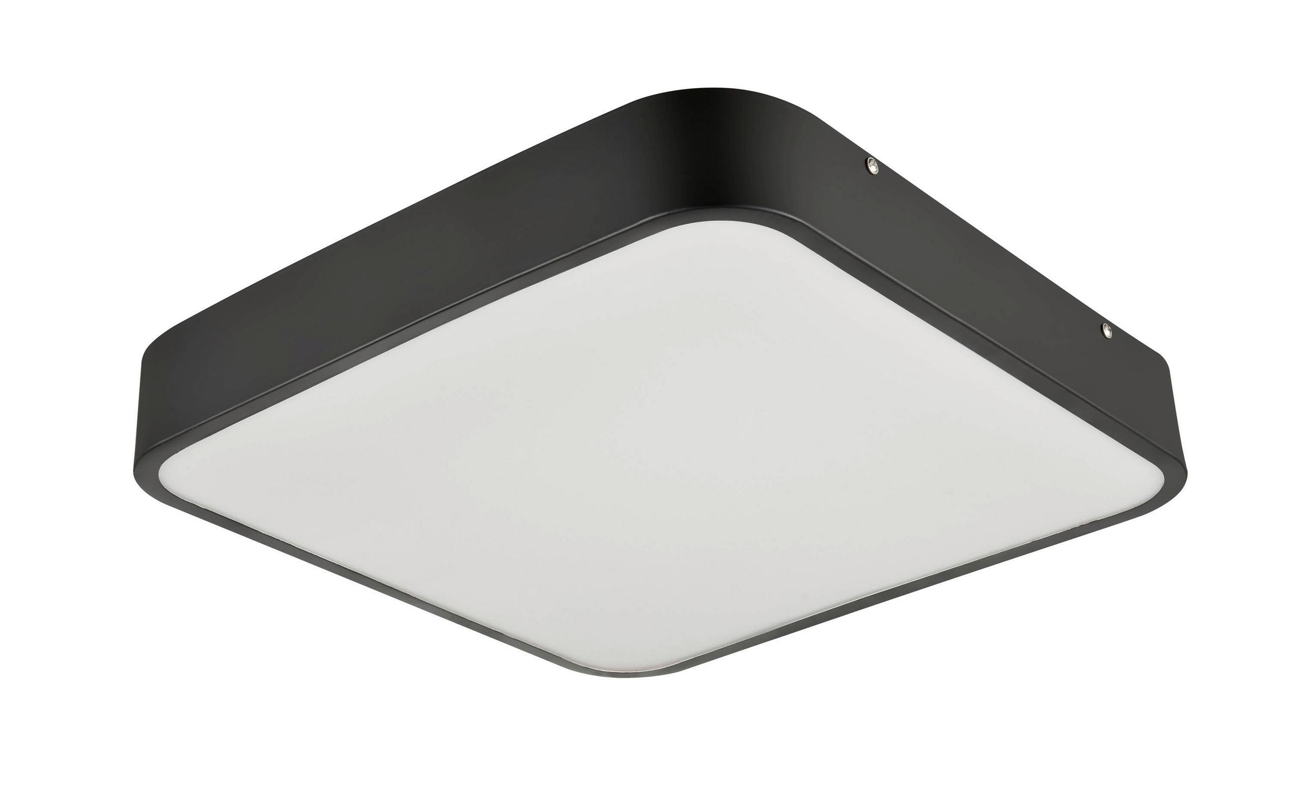 LED-DECKENLEUCHTE    40/40/5 cm  - Weiss/Schwarz, Basics, Kunststoff/Metall (40/40/5cm) - Boxxx