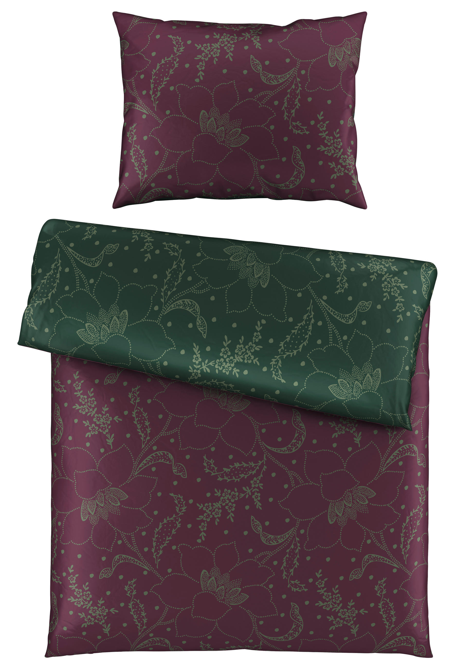 POSTEĽNÁ BIELIZEŇ, satén, lila, 140/200 cm - lila, Konventionell, textil (140/200cm) - Esposa