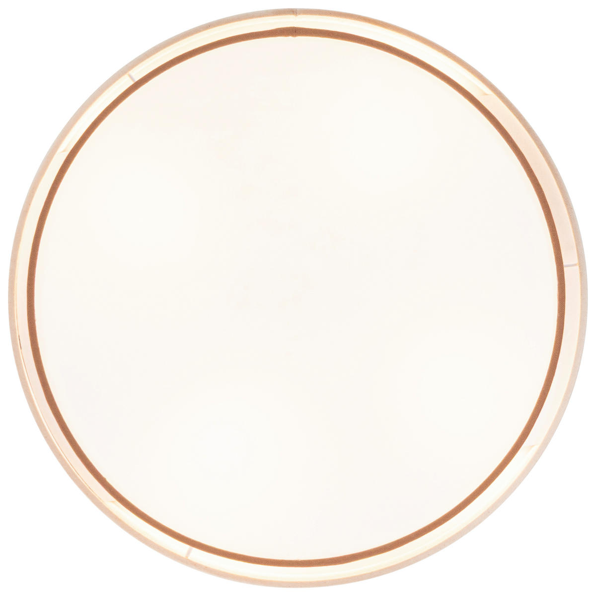 DECKENLEUCHTE  45/13 cm    - Terracotta/Creme, MODERN, Kunststoff/Textil (45/13cm) - Novel