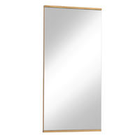 WANDSPIEGEL 41/82/2 cm    - Eichefarben, Design, Glas/Holz (41/82/2cm) - Novel