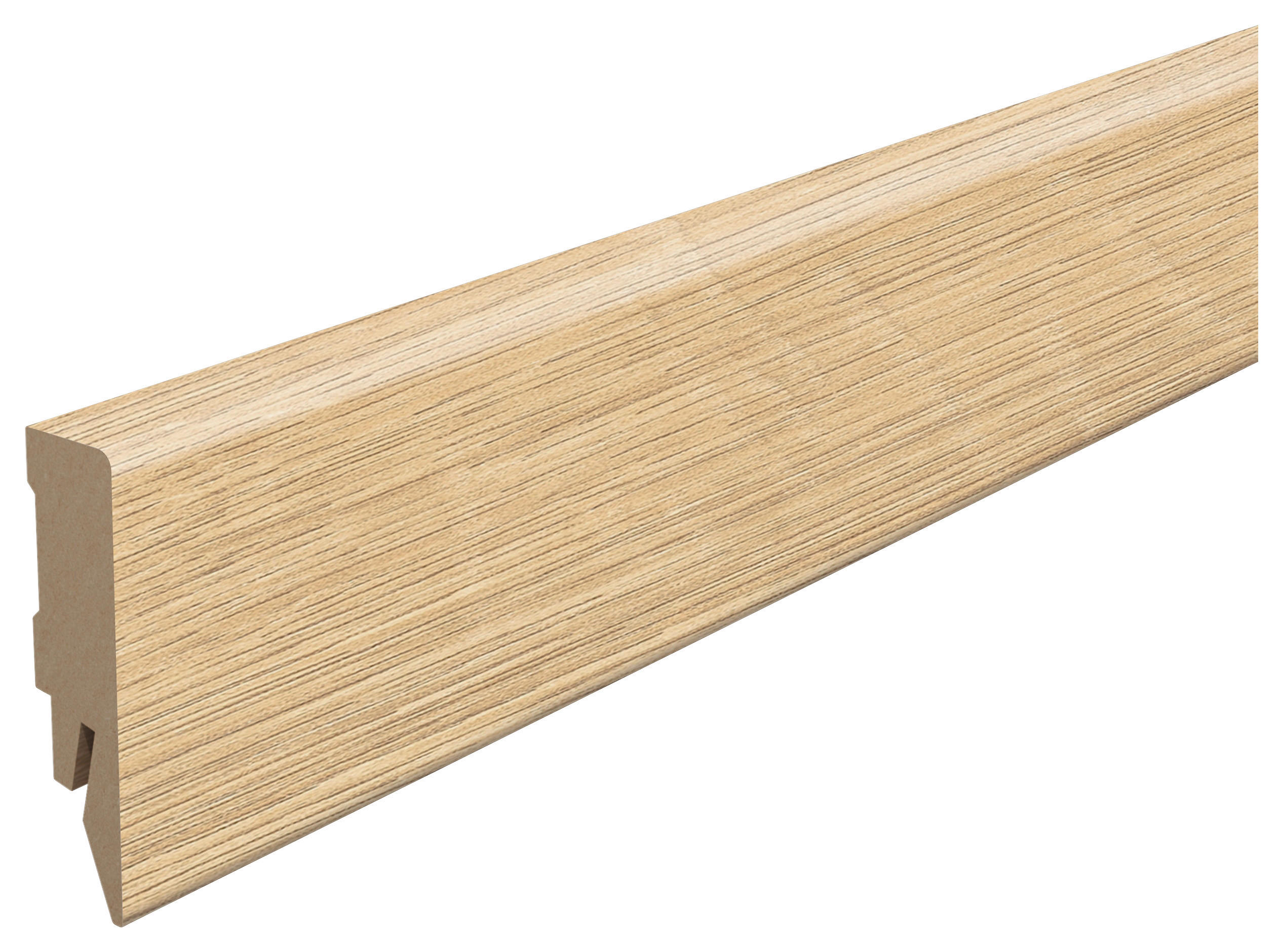 SOCKELLEISTE Eiche hellbraun - Hellbraun, KONVENTIONELL, Holzwerkstoff (240/1.4/5.8cm) - Egger Holzwerkstoffe
