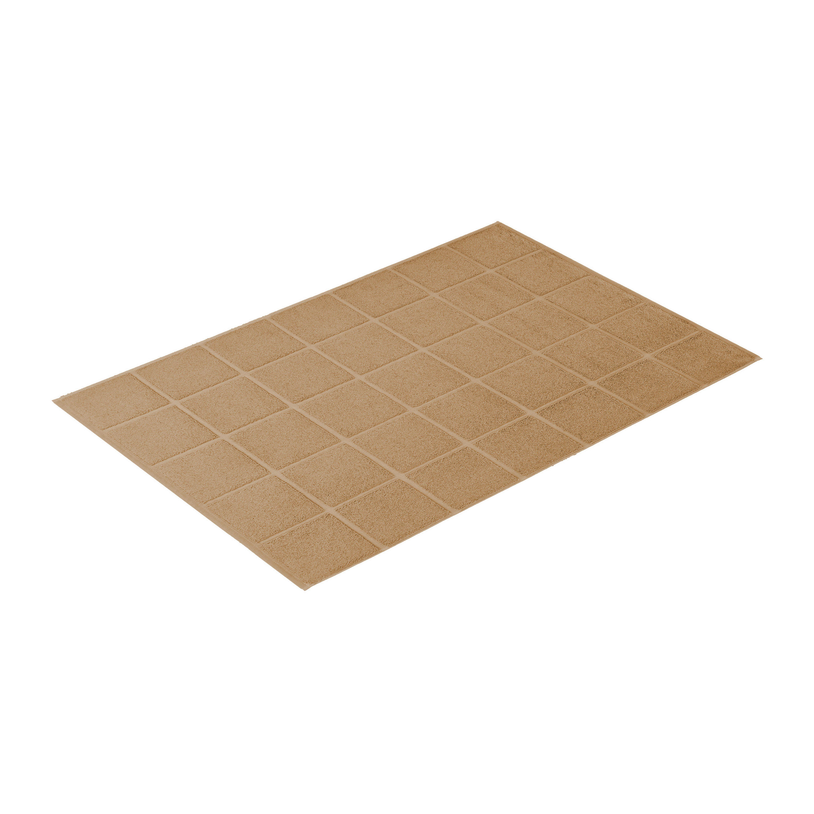 BADEMATTE Braun  - Braun, Basics, Textil (090/60cm) - Vossen