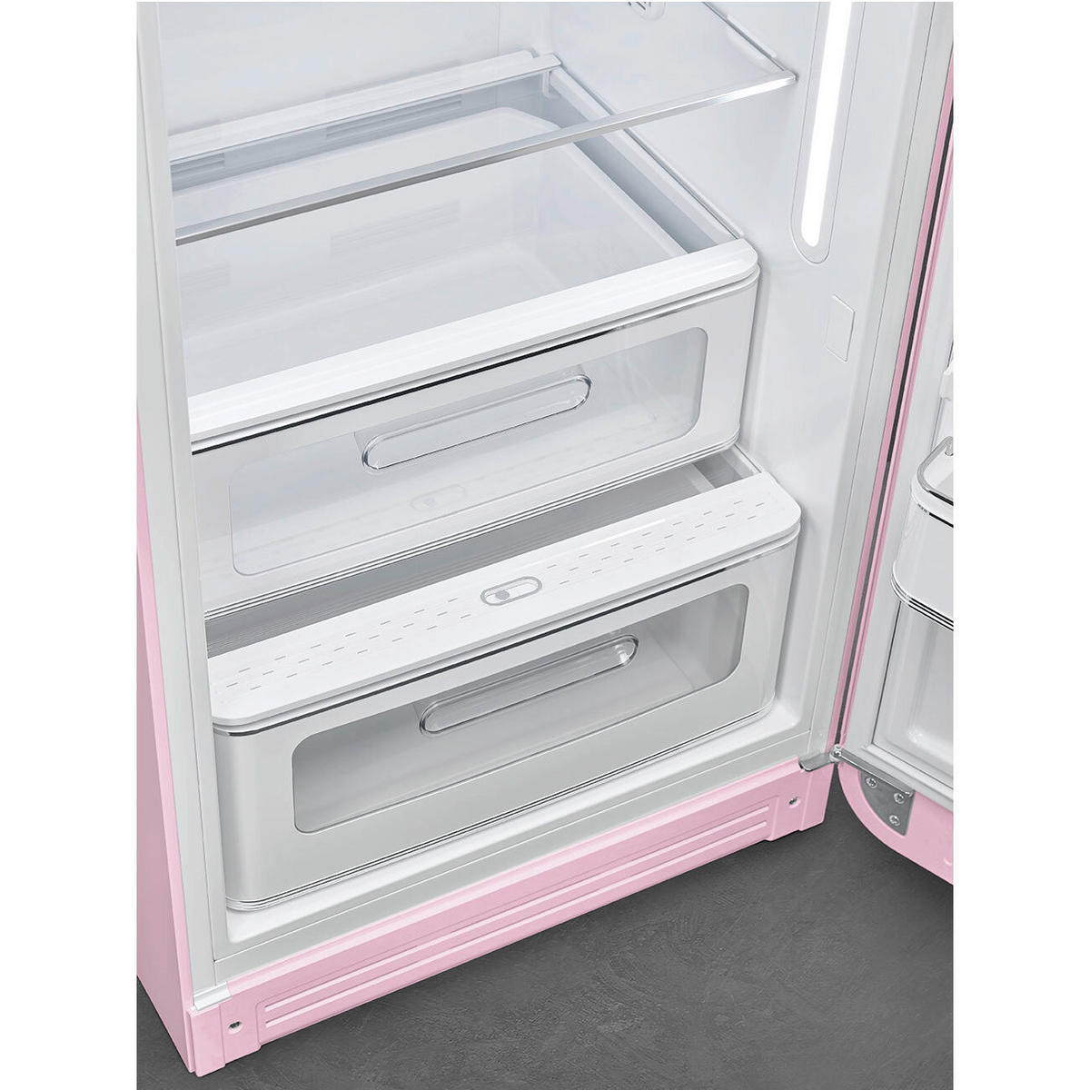 KÜHL-GEFRIER-KOMBINATION FAB28RPK6  - Pink, Trend, Metall (60.1/150/76.8cm) - SMEG