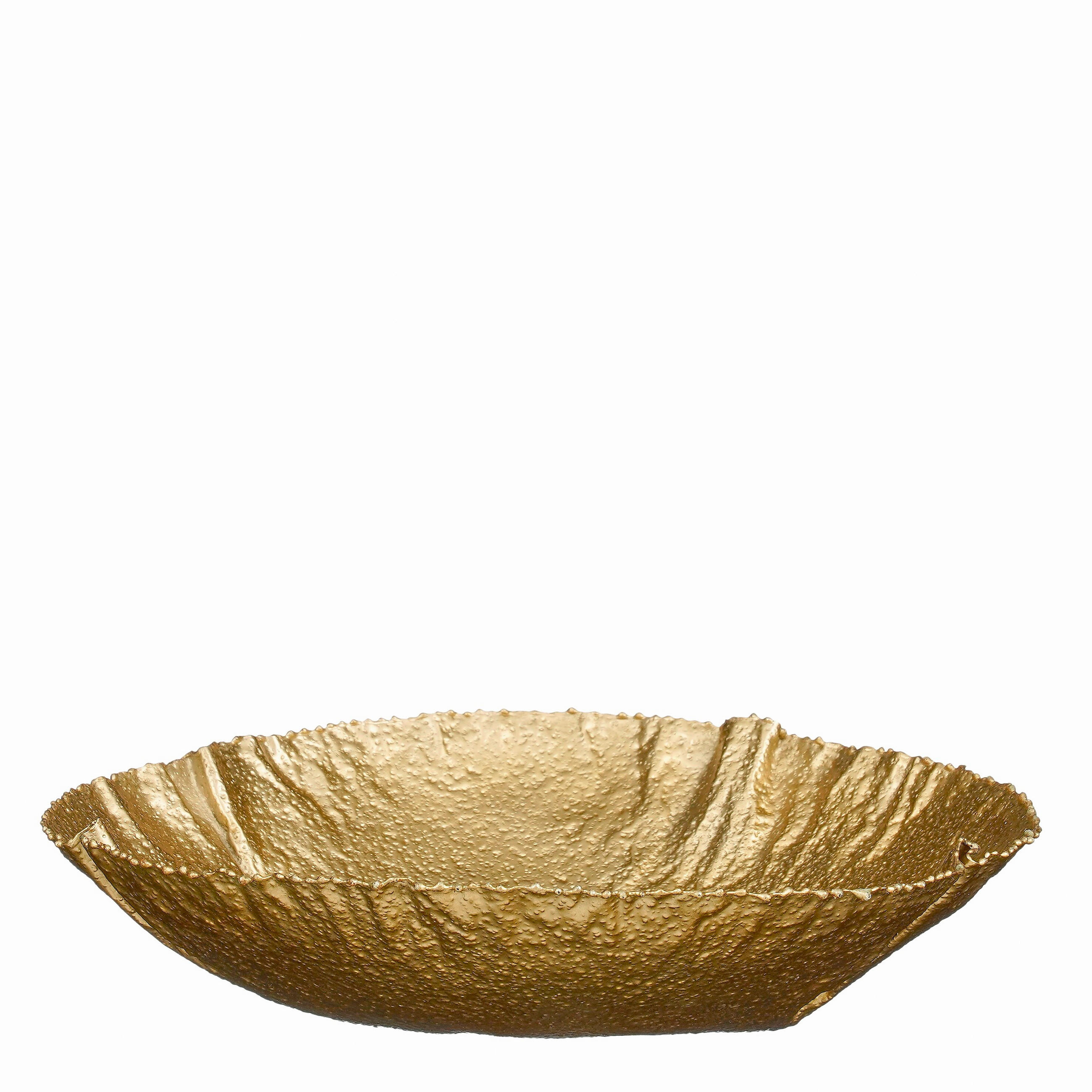 ZDJELA DEKORATIVNA  - zlatne boje, Basics, metal (30/30/7cm)