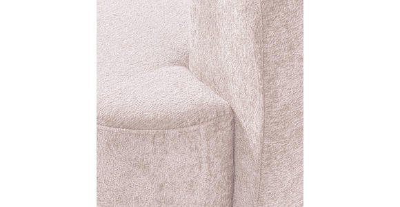 ECKSOFA in Chenille Beige  - Beige/Schwarz, Design, Kunststoff/Textil (194/307cm) - Carryhome