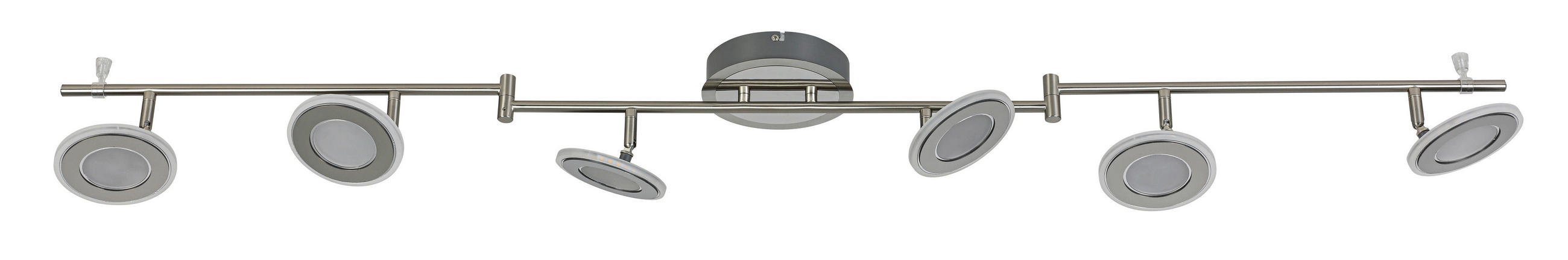 LED-STRAHLER 150/21/13 cm  - Chromfarben/Nickelfarben, Design, Kunststoff/Metall (150/21/13cm) - Novel