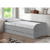 AUSZIEHBETT 90/200 cm  in Grau  - Naturfarben/Grau, Basics, Holz/Kunststoff (90/200cm) - MID.YOU
