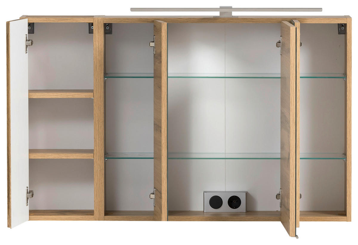 SPIEGELSCHRANK 105/64/20 cm  - Modern, Glas/Holzwerkstoff (105/64/20cm) - Held