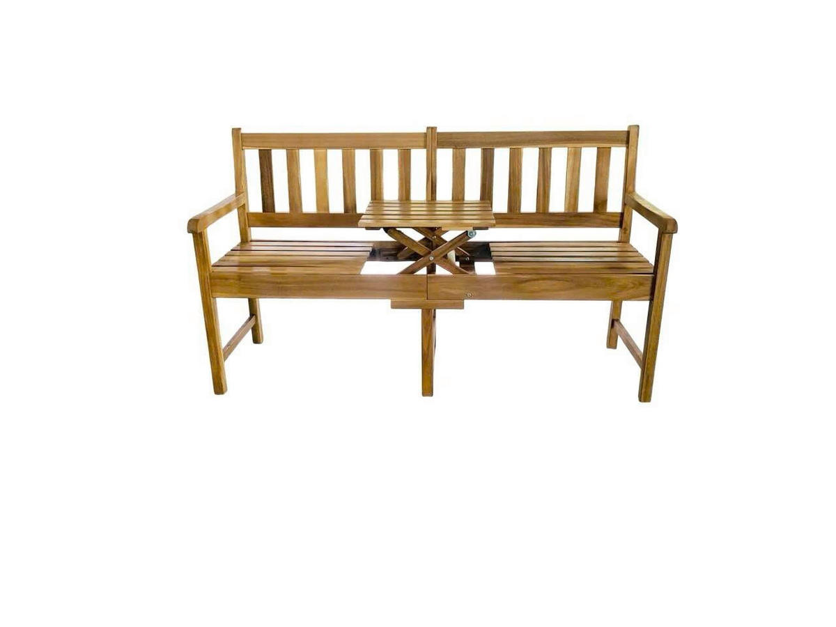 ZÁHRADNÁ LAVICA, akácia, drevo - farba akácie, Basics, drevo (153/57/88cm) - Prestige Home