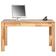 SCHREIBTISCH 140/80/76 cm  in Kernbuche  - Kernbuche, Design, Holz (140/80/76cm) - Carryhome