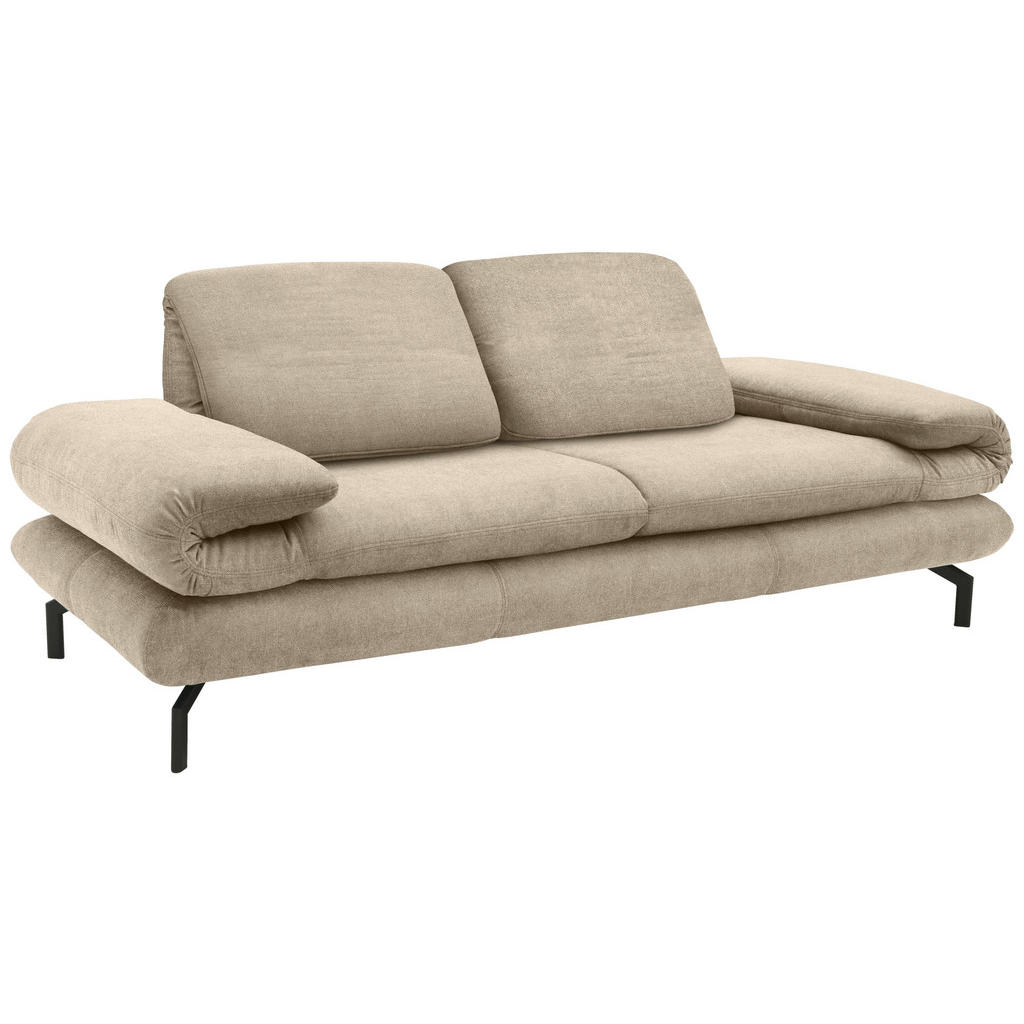 Thumbnail - Looks by W.Joop 2,5-Sitzer Looks Xiii, Beige, Textil, Uni, 224x83x98 cm, Made in EU, FSC Mix, Wohnzimmer, Sofas & Couche...