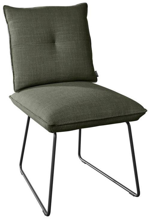 STUHL - Schwarz/Grün, Design, Textil/Metall (51/90/70cm) - Dieter Knoll