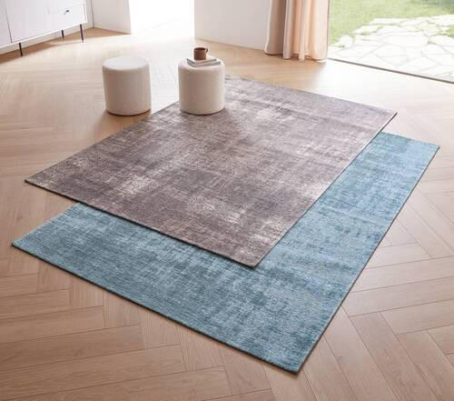 Thumbnail - Novel Webteppich, Anthrazit, Textil, rechteckig, 155x230 cm, für Fußbodenheizung geeignet, Teppiche & Böden, Teppiche, M...