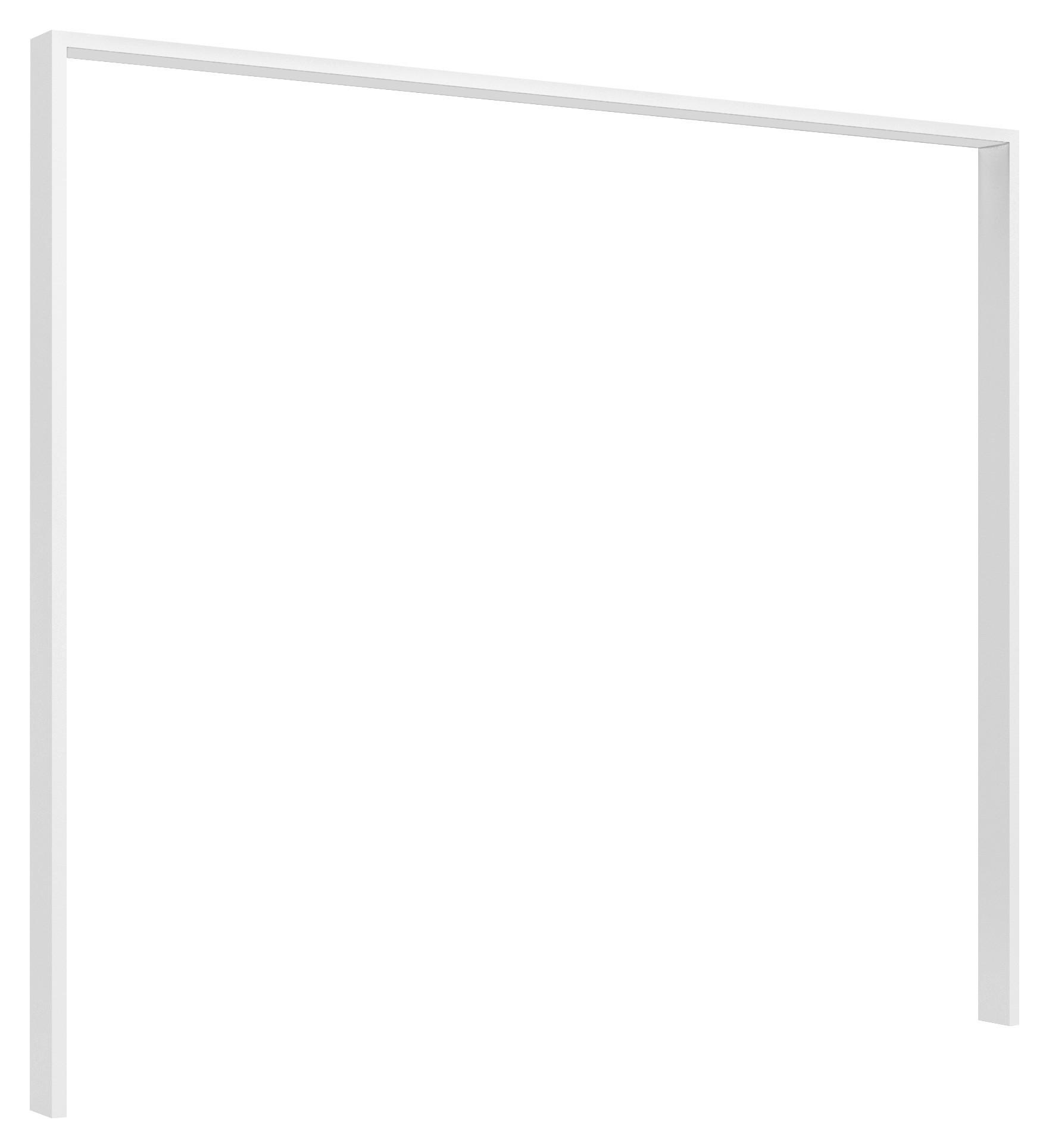 RAM FÖR GARDEROB 228/213/12 cm   - vit, Design, trämaterial (228/213/12cm) - Carryhome