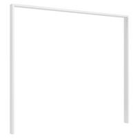 RAM FÖR GARDEROB 228/213/12 cm   - vit, Design, trämaterial (228/213/12cm) - Carryhome