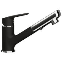 KÜCHENARMATUR Daja  - Chromfarben/Schwarz, Basics, Stein/Metall (5/16,2/19,3cm) - Schock