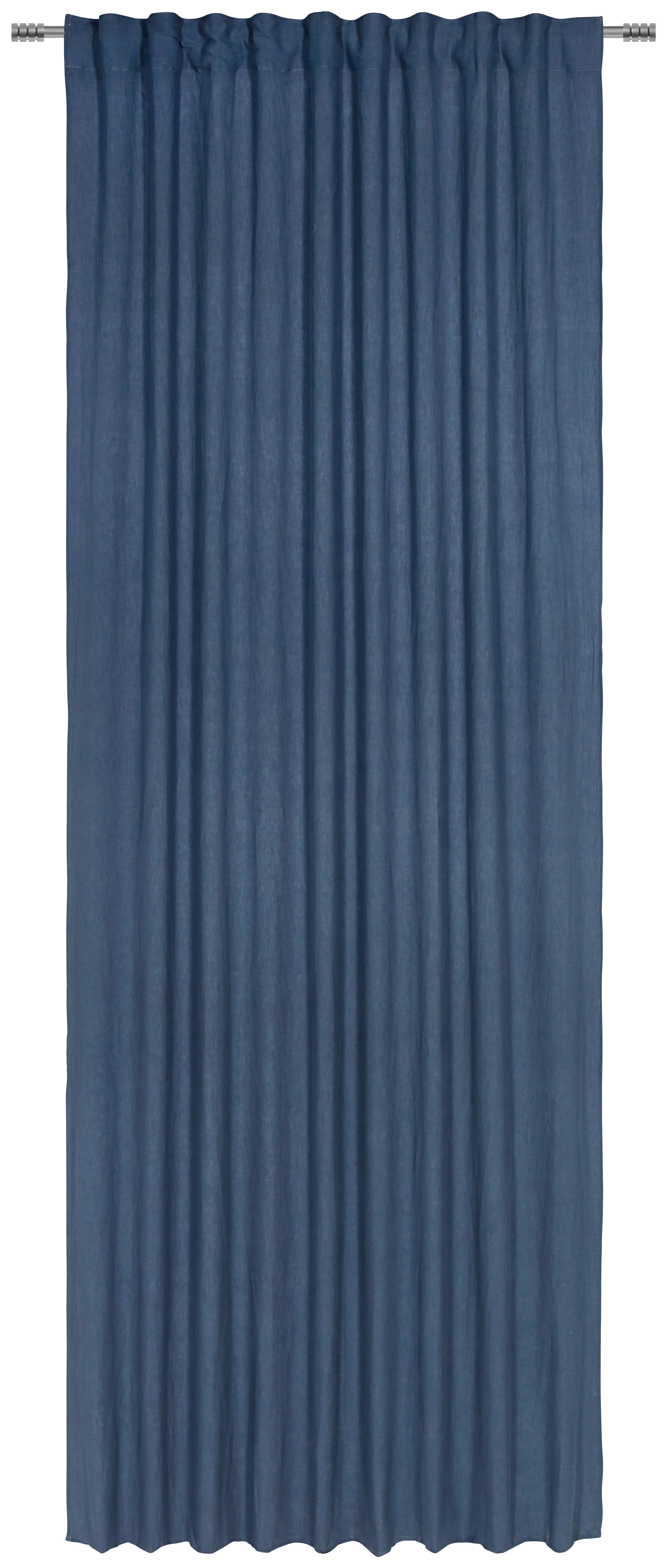 GOTOVA ZAVESA petrolej plava - petrolej plava, Prirodno, tekstil (140/280cm) - Esposa