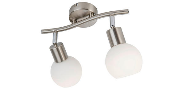 STRAHLER 25/9/18 cm - Opal/Weiß, Basics, Glas/Metall (25/9/18cm) - Novel