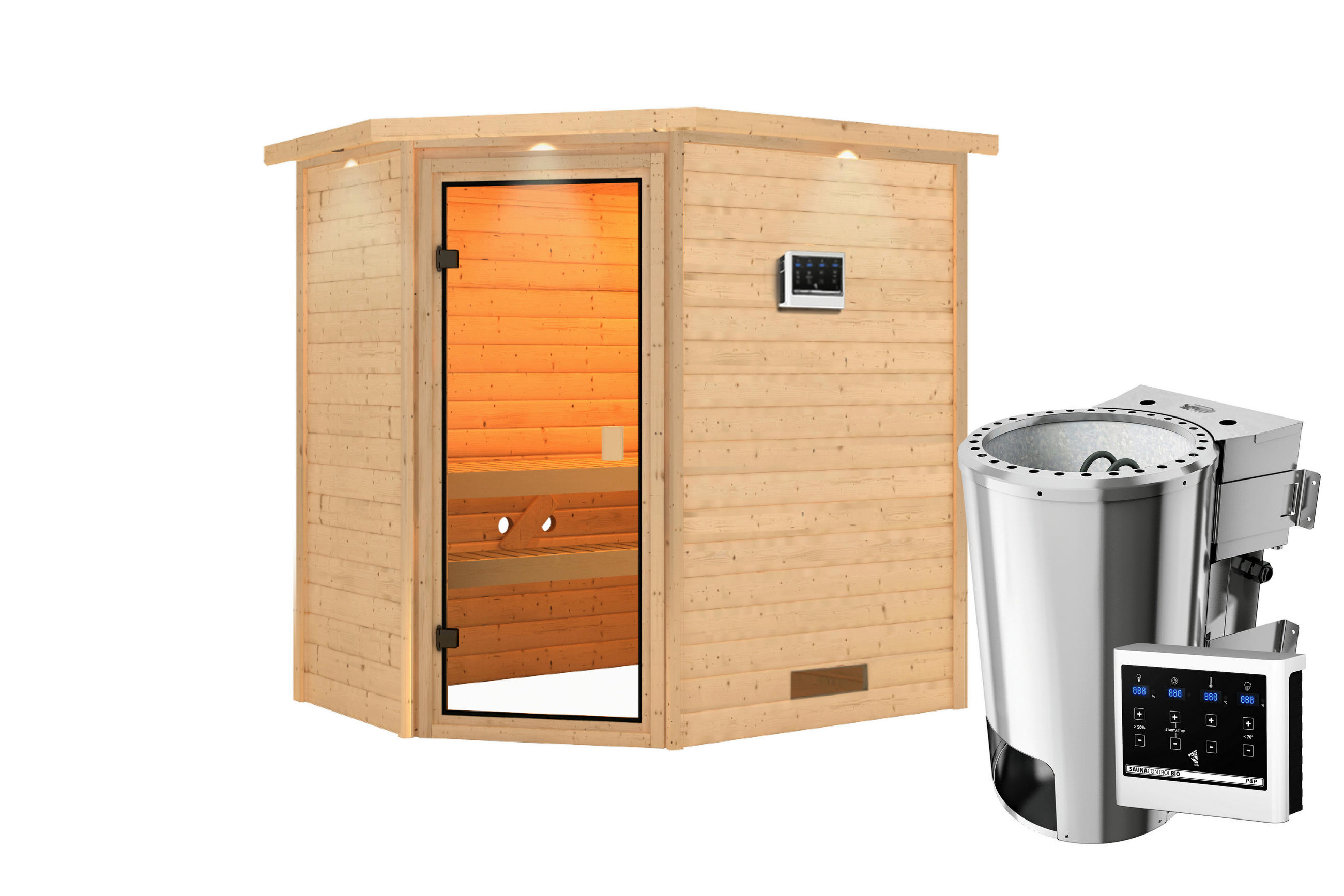 Sauna Helen Eck 196/187/145 Cm