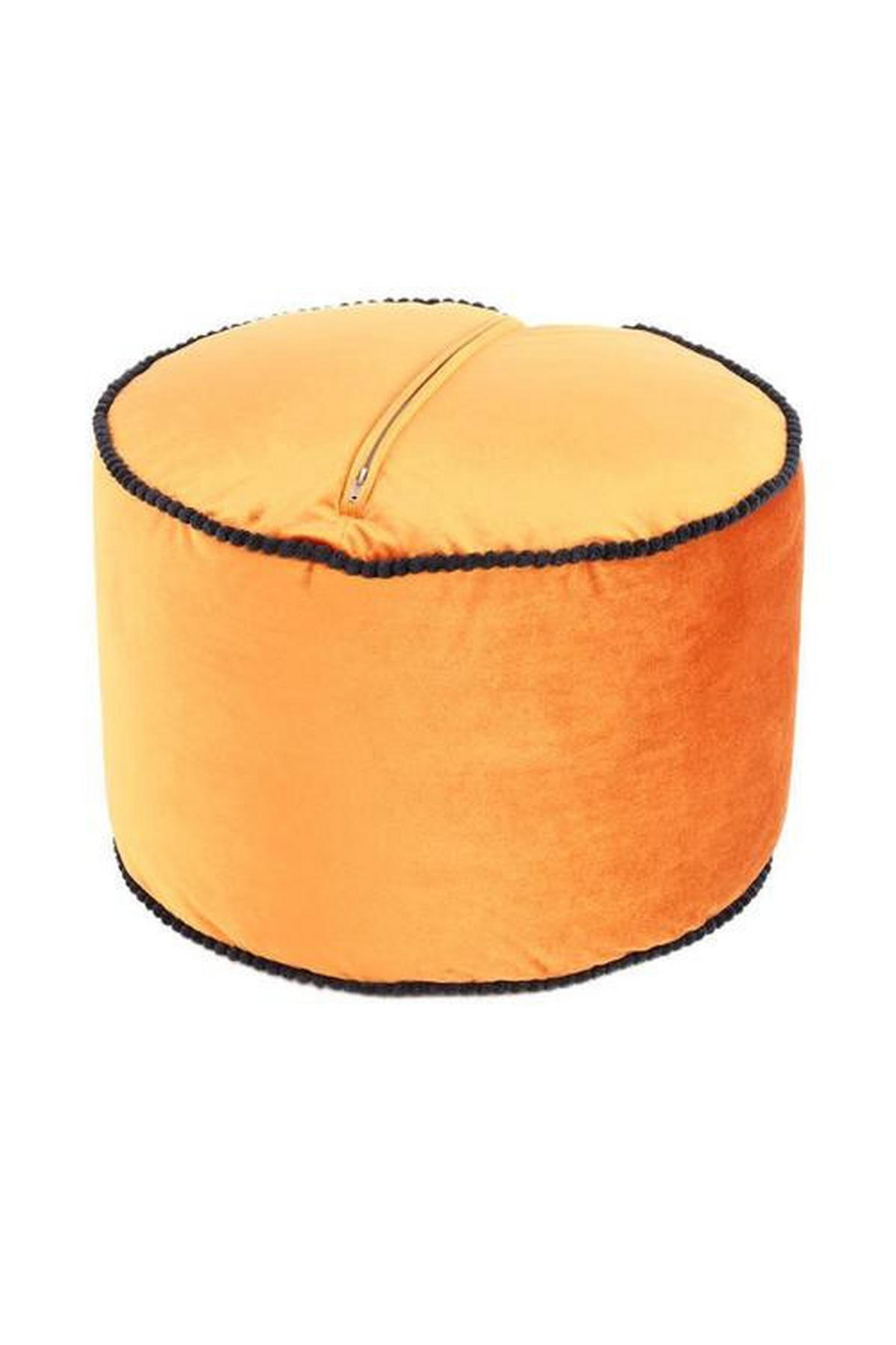 POUF in Bronzefarben Textil  - Bronzefarben, Basics, Textil (47/32/47cm) - Kayoom