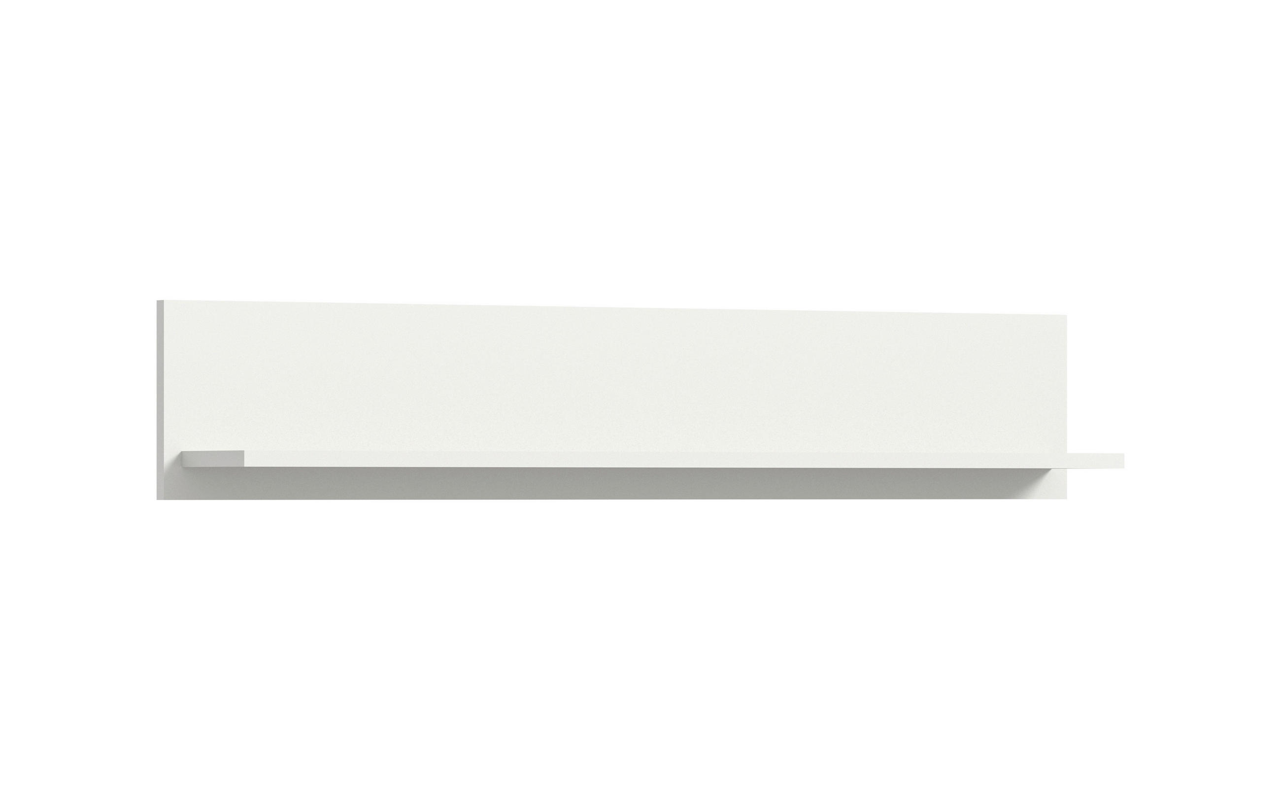 Poliță De Perete 110/20/15 cm, alb, alb lucios intens