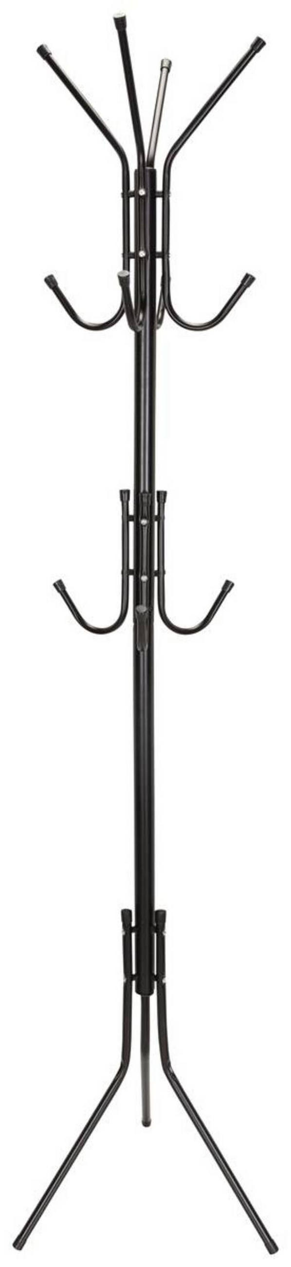 KLEIDERSTÄNDER in Schwarz 44/180/44 cm   - Schwarz, MODERN, Metall (44/180/44cm) - MID.YOU