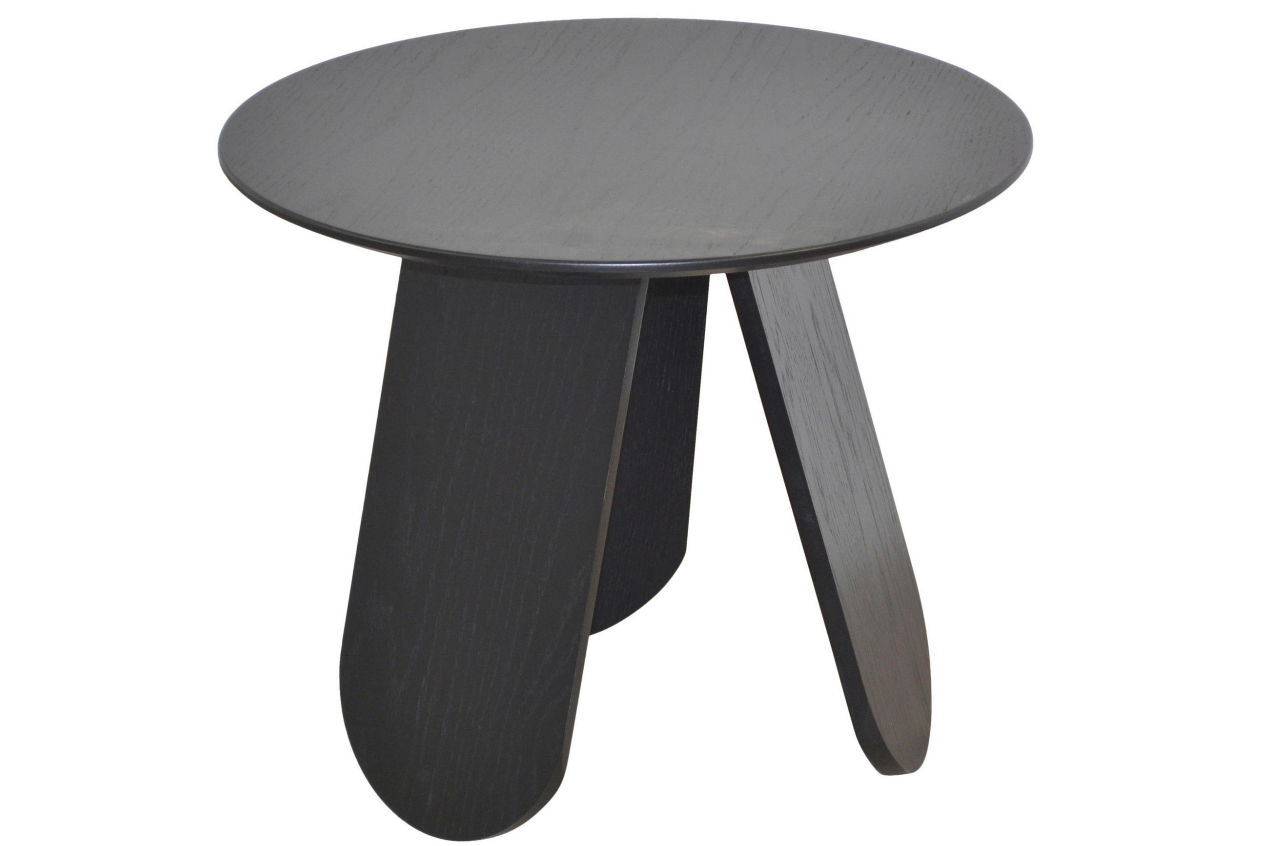 BEISTELLTISCH 50/50/42 cm Schwarz rund  - Schwarz, Design, Holzwerkstoff (50/50/42cm) - MID.YOU