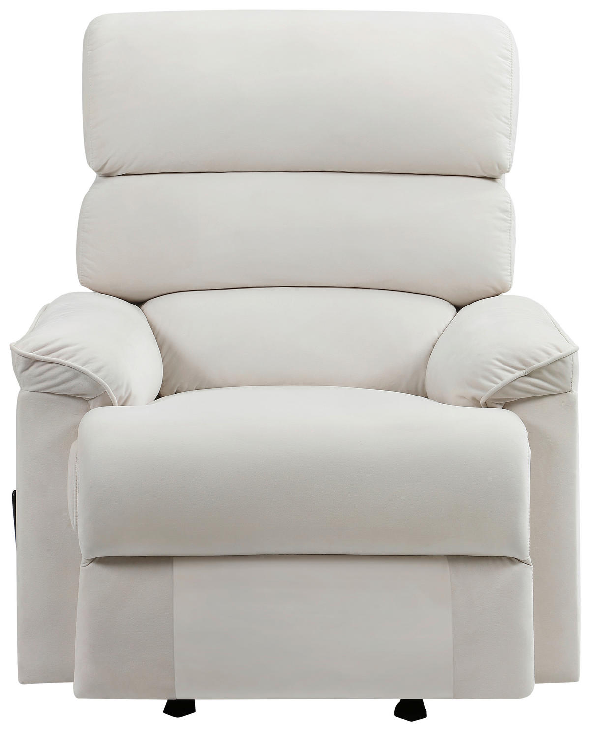 SCHAUKELSTUHL in Samt Beige  - Beige/Schwarz, MODERN, Textil/Metall (90/105/100cm) - MID.YOU