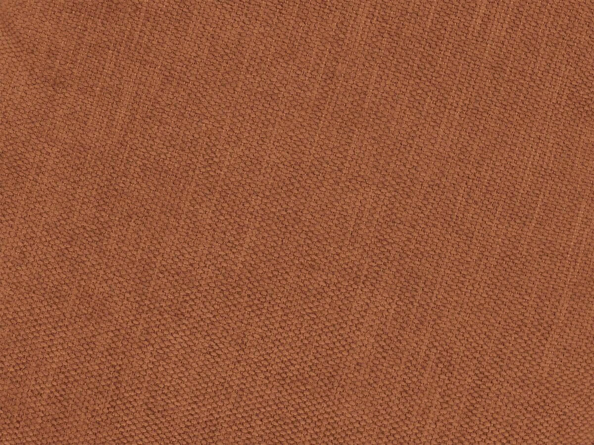 ECKSCHLAFSOFA FUJI Leinenoptik Orange  inkl.  - Schwarz/Orange, MODERN, Kunststoff/Textil (204/282cm)