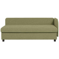 LIEGE in Grün  - Wengefarben/Grün, MODERN, Holz/Textil (206/80/94cm) - Joka