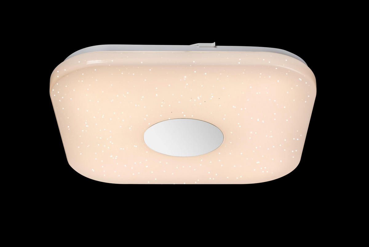 LED-DECKENLEUCHTE  35,5/35,5/5,3 cm    - Opal/Weiß, MODERN, Kunststoff/Metall (35,5/35,5/5,3cm)